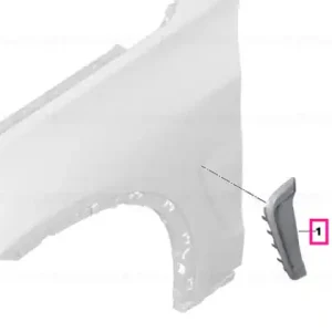 Air duct, side panel, front right M - BMW Ofertă