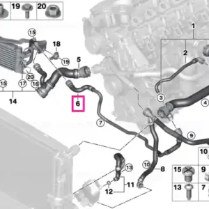 Transport gratuit T-fitting, engine supply- - BMW