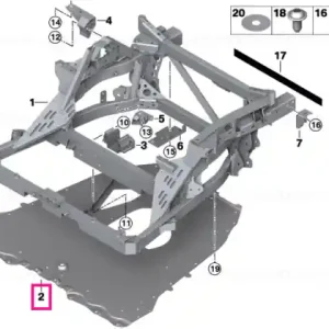 Structural reinforcement panel - BMW Calitate înaltă
