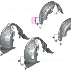 Cumpără online Husă carcasă roată spate stânga - BMW - Mini