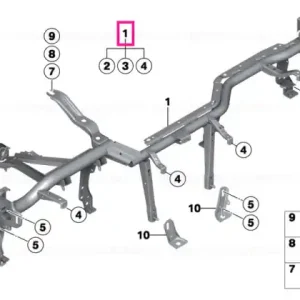 Tub de sustinere, tablou de bord - BMW Lichidare de stoc