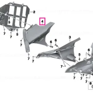 Intake air duct, right - BMW Motorrad Super ofertă