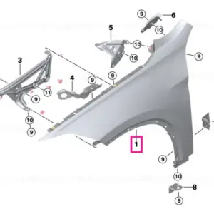 Side panel, front left - BMW Ofertă specială