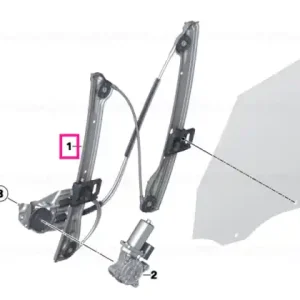 Noutate Window lifter without motor,front right - BMW - Mini