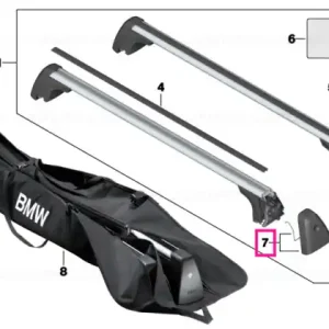 Reducere specială Capac protector cu clips F26/F16 - BMW