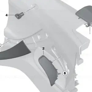 Capac ansambl tijă dreapta SCHWARZ - BMW Reduceri