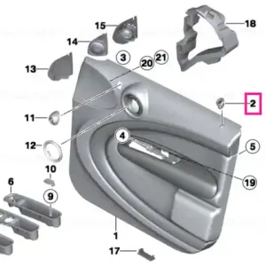 Preț mic Capac buton încuiere - BMW - Mini