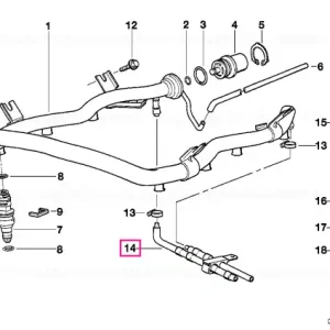 Retur ușor Furtun protecție anti-zgârieturi 470MM 470MM/FPM - BMW