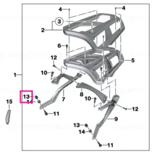 Spacer sleeve, high - BMW Motorrad Disponibil imediat