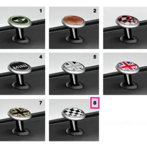 Știft ușă CHECKERED FLAG - BMW - Mini Ofertă exclusivă