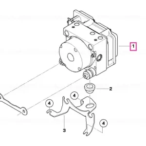 Pressure modulator ABS - BMW Motorrad Livrare expres