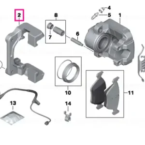 Calliper carrier - BMW Retur gratuit
