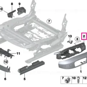 Retur gratuit Suport reglaj scaun stanga - BMW