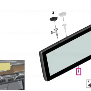Central information display 10,25" - BMW Premium