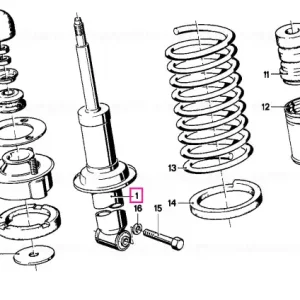 Shock absorber, rear - BMW Promoție
