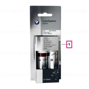 Retur gratuit Touch-up stick set, Aluminiumsilber met. 2X12ML  (960) - BMW Motorrad
