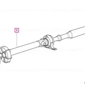 Arborele de transmisie cutie 5 viteze L=1541MM - BMW Discount