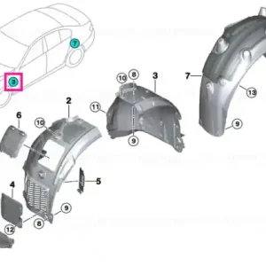 Capac roată secție spate stânga - BMW Ofertă exclusivă