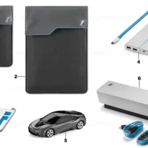 BMW i phone sleeve CARBON GREY Preț redus