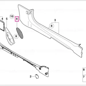 Inserție repoziție oțel inoxidabil - BMW - Mini Ofertă de sezon