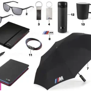 BMW M leather notebook BLACK/RED Reduceri