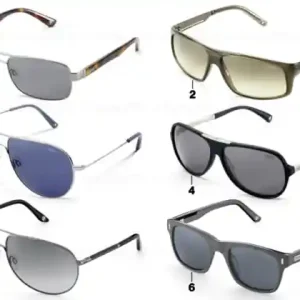 BMW sunglasses unisex pilot SILVER METAL Preț promoțional