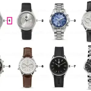 BMW wristwatch, ladies SILVER/BLACK Preț redus