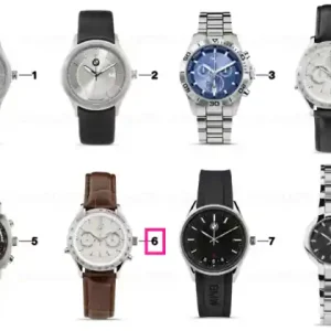 BMW wristwatch ladies' day date SILVER/BROWN Vezi acum
