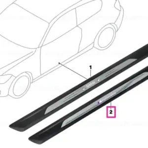 Benzi LED prag BMW M Performance Vezi acum