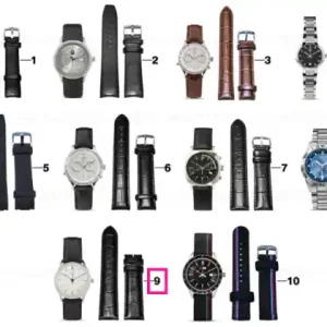 BMW wrist strap, leather, men BLACK Preț redus