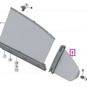 Sun blind, triangular window right - BMW Noutate