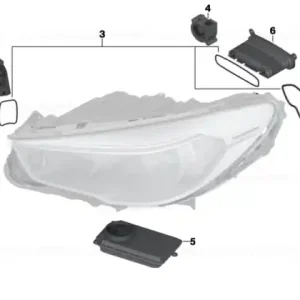Retur ușor LED module, direction indicator, left - BMW