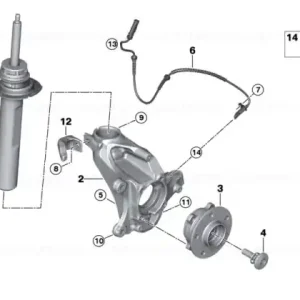 Arc suspensie dreapta spate - BMW Reducere extra