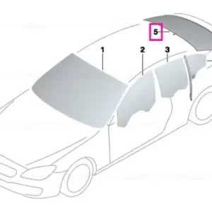 Reducere Rear window green SSG - BMW