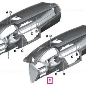 Bestseller Panou tablou bord piele INDIVIDUAL - BMW