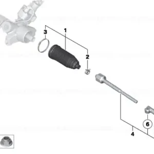 Ball joint, right - BMW Reducere specială