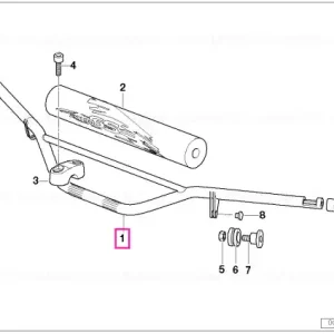 High handlebar f heater handle - BMW Motorrad Doar azi