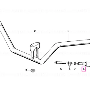 Handlebar vibration absorber, chrome - BMW Motorrad Super ofertă