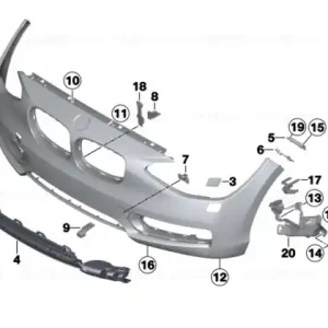 Capac inel remorcare fată - BMW Expediere rapidă