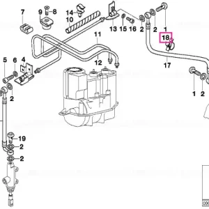 Colier cablu 13.5X15-4 - BMW Motorrad Transport gratuit