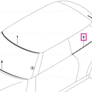 Bandă reținere trim lateral stânga - BMW - Mini Calitate înaltă
