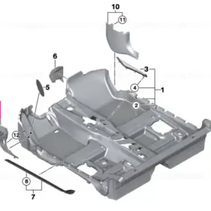 Cumpără online Panou trim lateral fată jos stânga - BMW - Mini