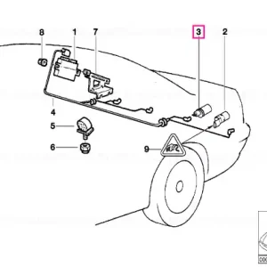 Senzor ultrasonic, Anthracite, M061 - BMW Retur gratuit