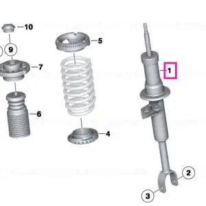Arc strut față dreapta - BMW Reducere specială