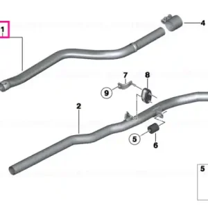 RP-catalytic converter EU6 - BMW Ofertă exclusivă