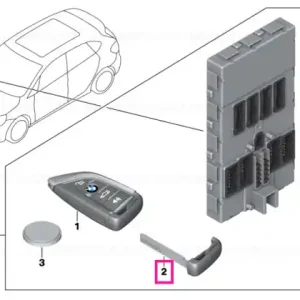 Slide-in key CHROM - BMW Preț promoțional