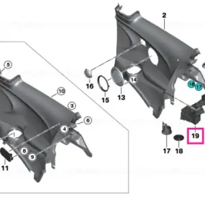 Pad protecție, dreapta - BMW - Mini Bestseller