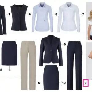 Cumpără online BMW business trousers, ladies, w/o tuck MARINE GR. 36