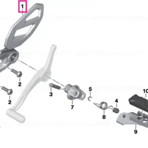 Footpeg plate right - BMW Motorrad Ofertă de sezon