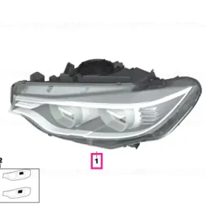 Bi-xenon headlight AKL, left - BMW Reducere extra